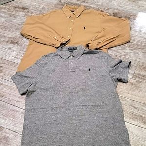 2 Ralph Lauren Men's shirts.